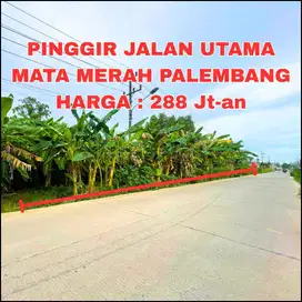 JUAL CEPAT TANAH PINGGIR JALAN MATA MERAH