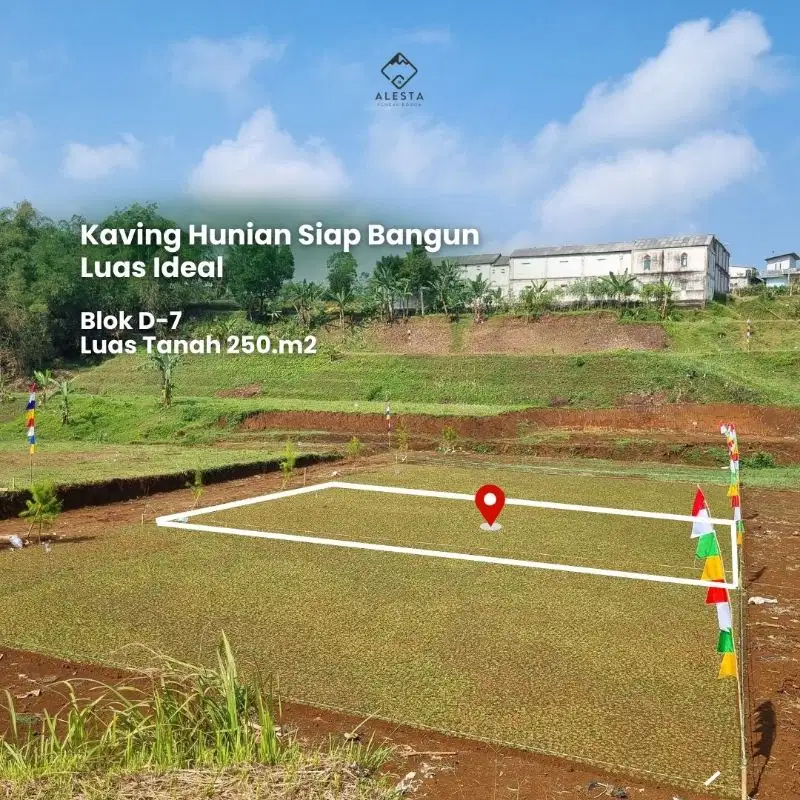 Jual Tanah Datar Siap Bangun di Megamendung Bogor