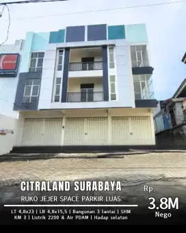 ‼️ HOT LISTING RUKO JEJER*Dekat Citraland & Pakuwon mall