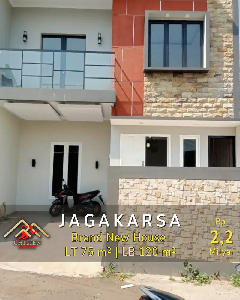 DIJUAL RUMAH BRAND NEW MINIMALIS DI JAGAKARSA