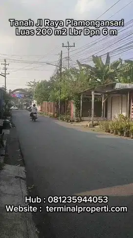 Tanah Jl Raya Plamongan Sari Dekat Majapahit Pedurungan Semarang Timur