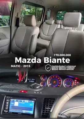 Jual mobil nyaman dan terjangkau Mazda Biante 2.0 A/T