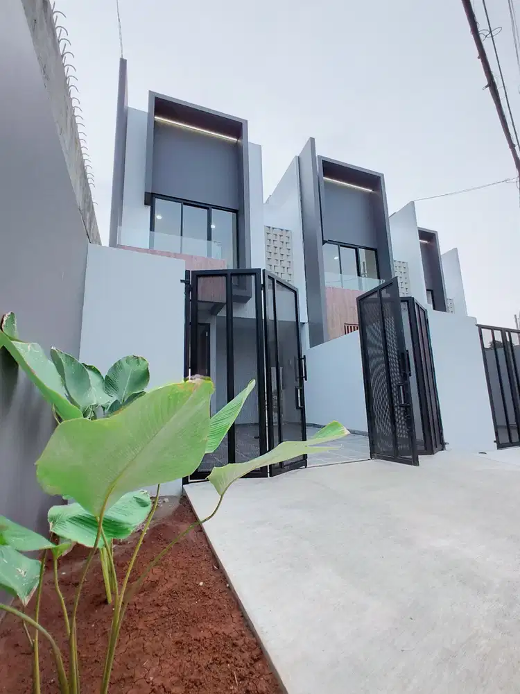 Rumah modern tanpa Masuk Gang di Bintaro, bebas biaya Tambahan