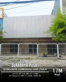 ‼️ *HOT RUKAN*
*Bangunan Komersial Jl Jambi, Surabaya Pusat*
Lt 513 |