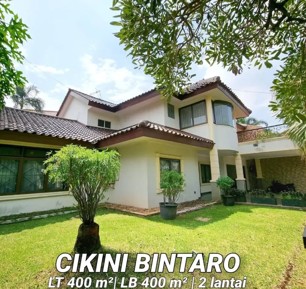 Dijual Rumah Mewah di Cikini Bintaro, Bagus, Asri, Nyaman.