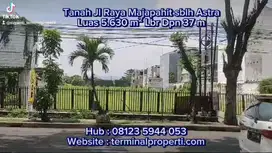 40 % NJOP Tanah  Dijual di Jl Raya Majapahit Gayamsari Semarang Timur