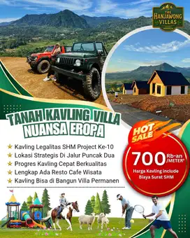 Suasana pagi hari di kavling the hanjawong villas sangat dingin sekali