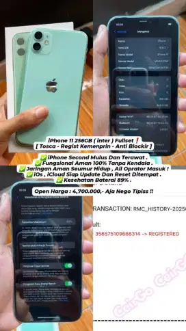 Iphone 11 256Gb Sinyal Permanen