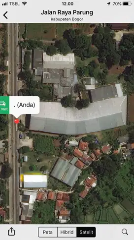 Dijual Tanah Strategis Parung Bogor Bonus Gudang Kayu