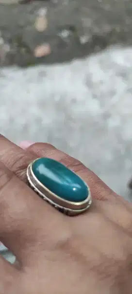 BATU BACAN DOKO RING SIZE 9 IKETAN TITANIUM SUPER MANTAB MURMER NET