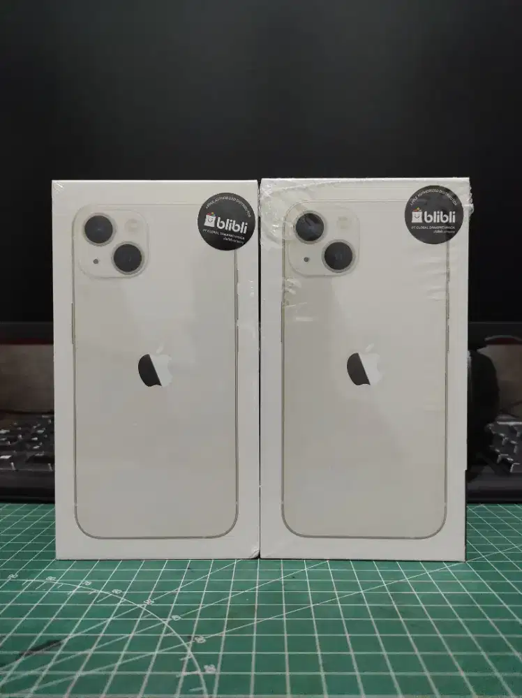 iPhone 13 128GB Starlight iBox Blibli New Segel BNIB