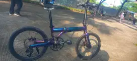 Sepeda lipat pro action 10 speed ring 20