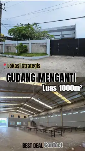 DIJUAL GUDANG SIAP PAKAI DI MEMGANTI GRESIK MEGO SAMPAI DEAL
