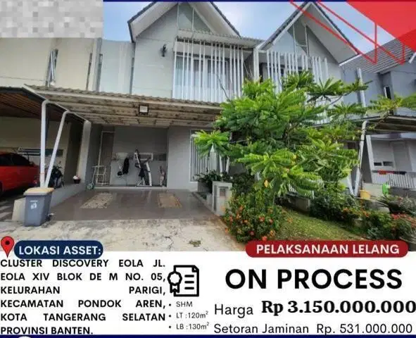 Djual rumah mewah di parigi Tangerang selatan