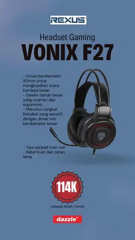 Headset rexus vonix F27