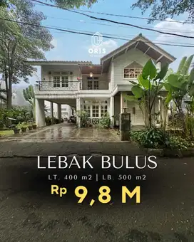 Rumah Asri 2 Lantai Dalam Komplek di Lebak Bulus Jakarta Selatan