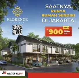 Rumah 2 Lantai Di Florence Village Jakarta Garden City