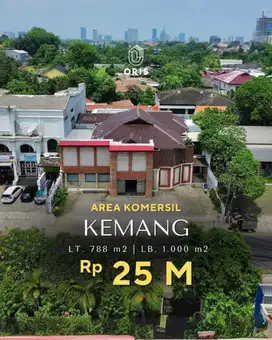 Bangunan Komersial Cocok Utk Cafe Kantor Klinik di Kemang Jakarta