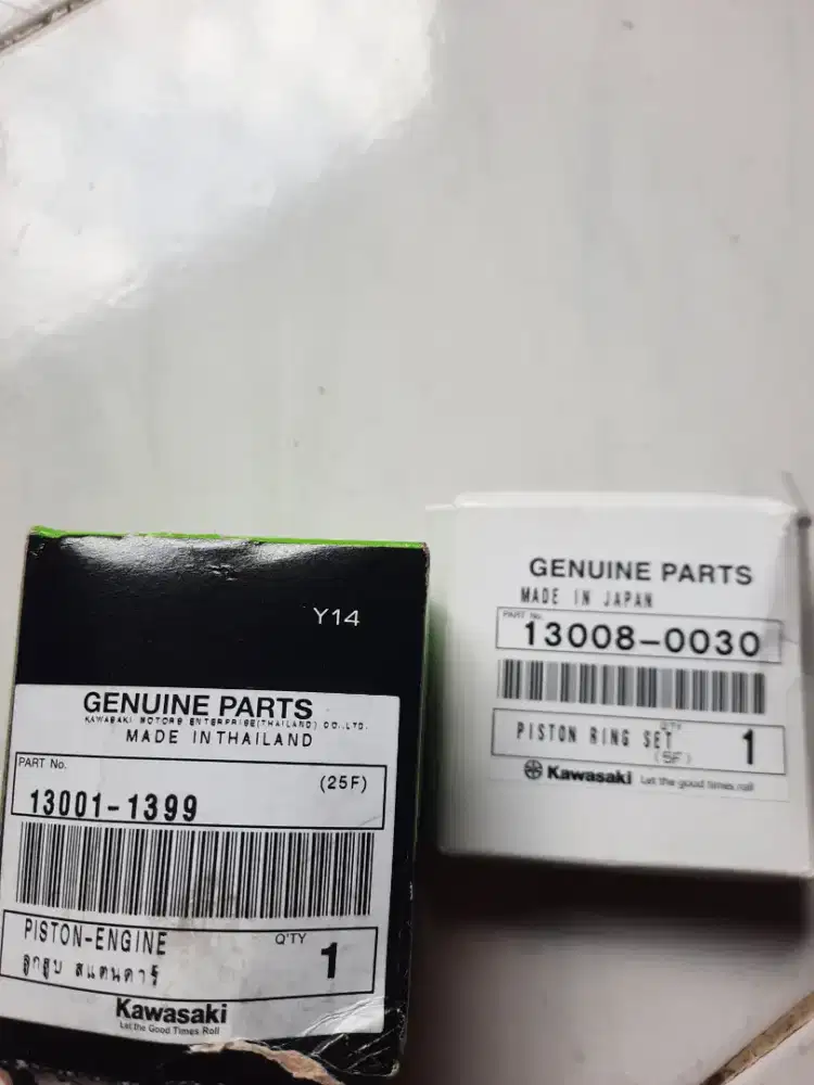 Piston Kawasaki Ninja B Polos + Ring piston (Baru)