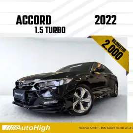 DP10% [Km2.000] Accord Sunroof Turbo 2022 Black Reg 2023 #AUTOHIGH