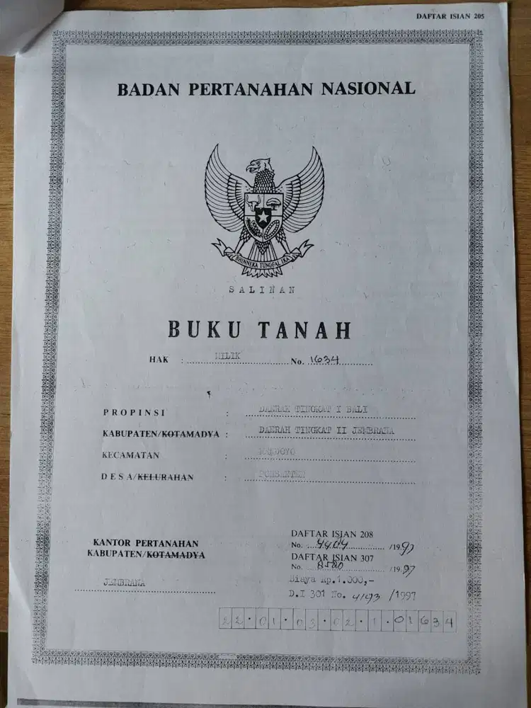 BUC - Dijual Tanah Kebun Isi Sengon Penuh