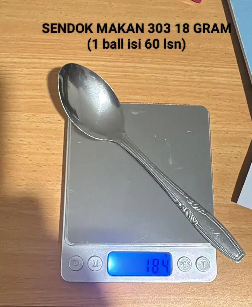 Sendok makan 18 gram