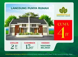 Dengan 4 Jt PUNYA Rumah Di Pamoyanan Cijeruk Palasari