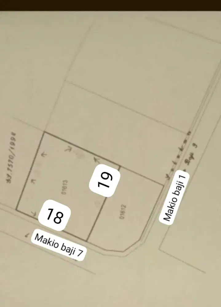 Jual Tanah, lokasi Makkio Baji, Harga 1,1M