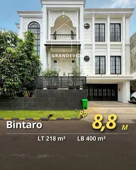 DIJUAL RUMAH MEWAH FULL FURNISHED AREA BINTARO