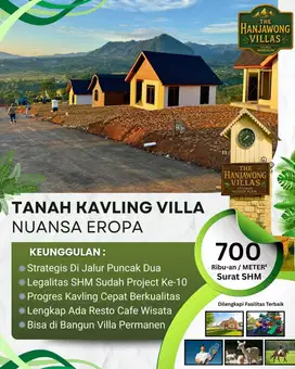 TANAH MURAH BERLEGALITAS SHM PEMANDANGAN CANTIK