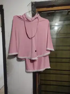 Mukenah Anak Merk Bubble kids Size M