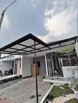 Kanopi alderon dobbel minimalis