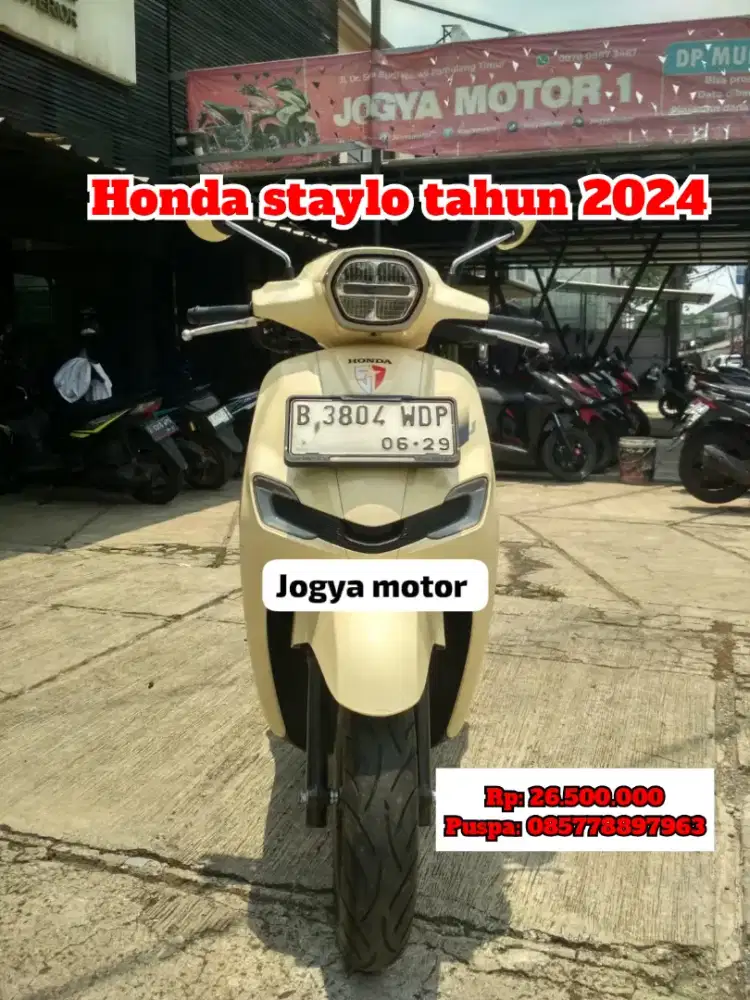 Honda staylo tahun 2024  cash credit
