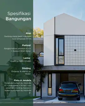 Dijual Rumah Futursitik Strategis di Pondok Gede Bekasi