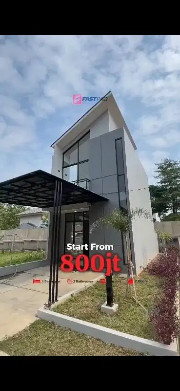 Rumah minimalis di Cibubur