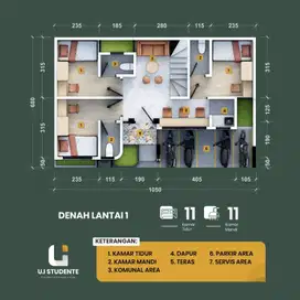 Dijual Kost Kosan 11 Kamar Di Ring 1 Kampus Universitas Indonesia UI