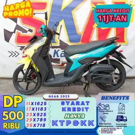 ( gear 2023 DP:500 garansi mesin 6 bulan cash credit