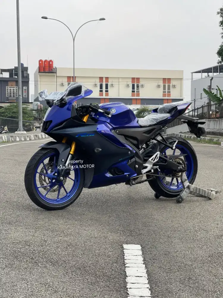 Yamah New R15 V4 Blue 2023 Cash Kredit Bergaransi