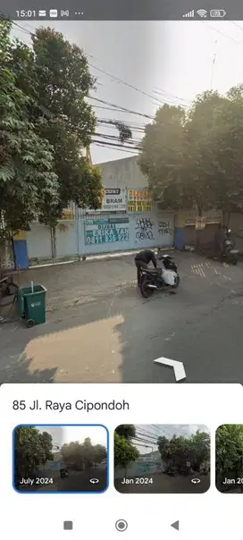 Dijual Tanah Strategis di Cipondoh / Jalan raya utama Hasyim Ashari)