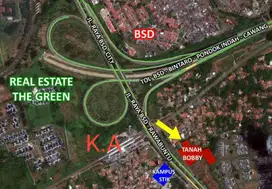 Dijual Cepat Tanah Samping Stasiun Rawabuntu , Exit Toll Jorr , BSD
