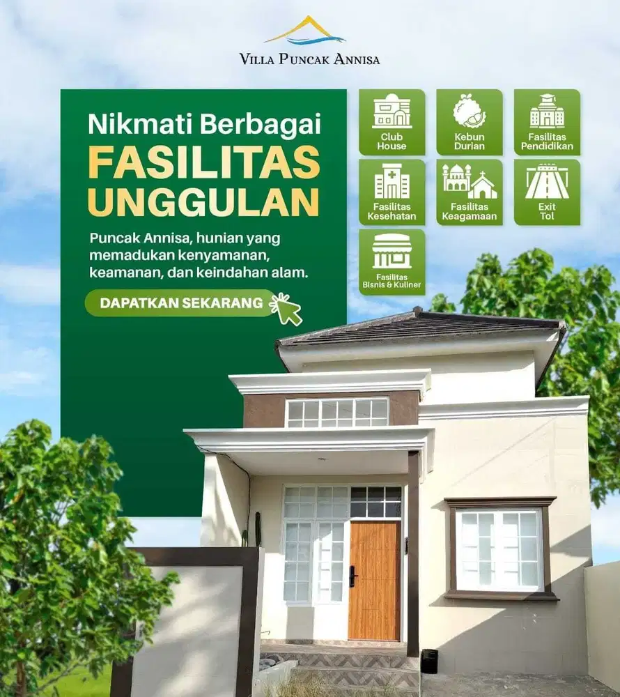Dijual Rumah Mewah Harga Murah di Malang – Full