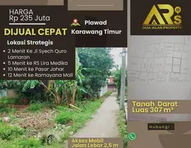 DIJUAL TANAH DI PLAWAD KARAWANG TIMUR