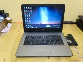 Laptop Hp 14 Amd A6-7310 With Mad Radeon R4 Ram 4Gb Hdd 500Gb Mulus