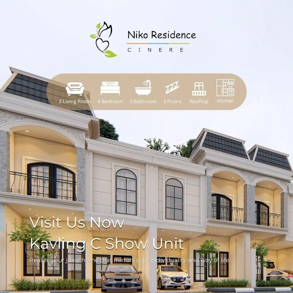 Dijual Rumah Modern 2 Lantai Di Niko Residence Cinere Lokasi Strategis
