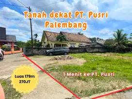 Tanah dekat PT Pusri Palembang
