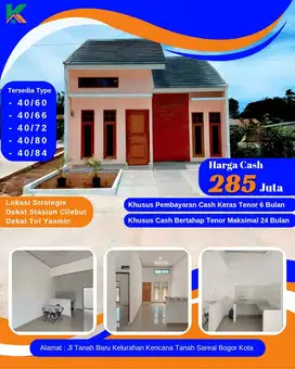 Rumah kapling murah dekat stasiun cilebut