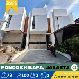 Rumah dijual Murah Pondok Kelapa, Jakarta Timur dekat ke Tol Becakayu