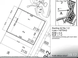 Kavling Boluevard Puri Arga Golf BSB City Mijen Semarang kota