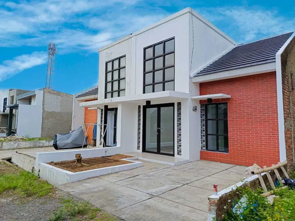 Rumah cluster dijual murah Bu