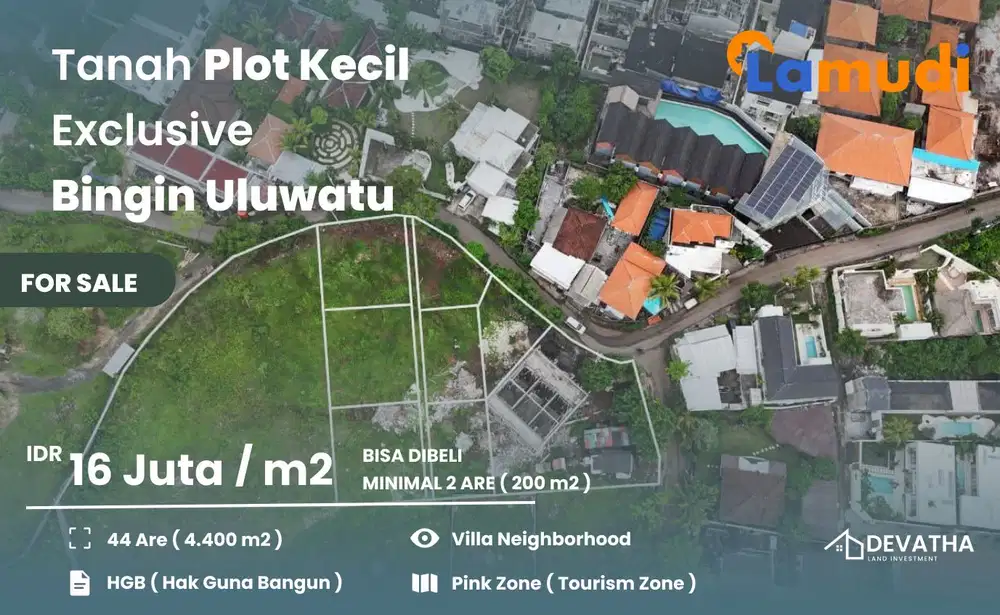TANAH KAVLING EKSKLUSIF BALI di Bingin Bali – Kavling Uluwatu Bali